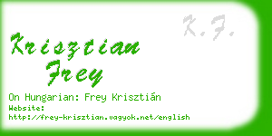 krisztian frey business card